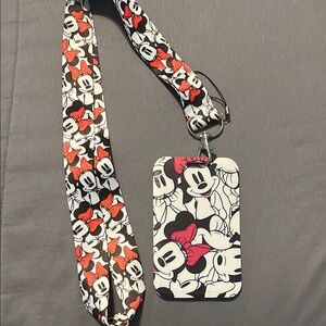 Disney Minnie Mouse - Lanyard and ID card holder